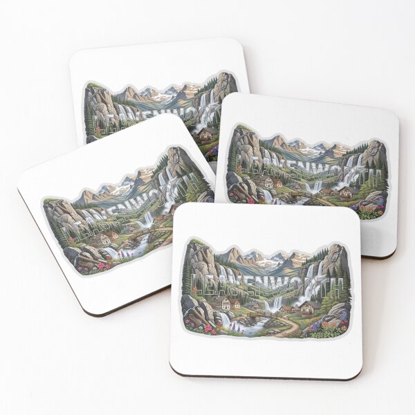 Item preview, Leavenworth Alpine Hiking Travel Sticker designed and sold by Imaginarium of Chaos falcon88 .