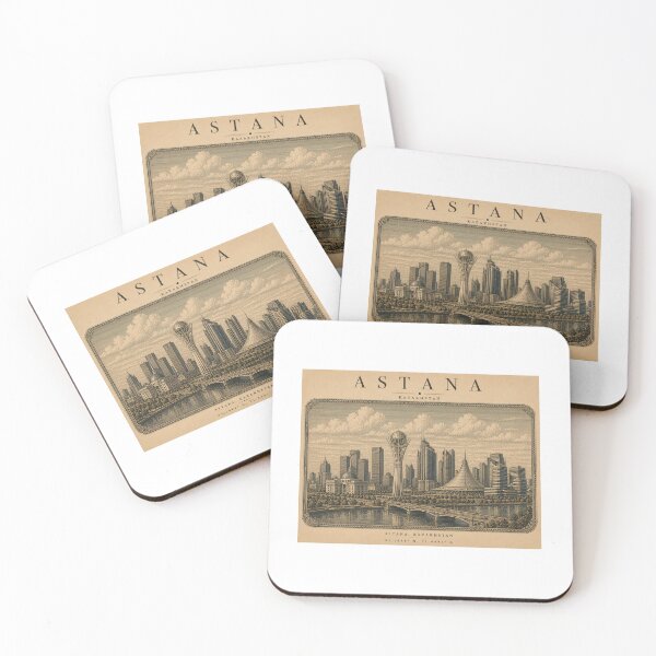 Item preview, Astana | Vintage Travel City Design designed and sold by Fm204.