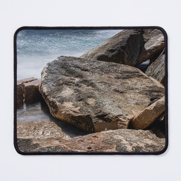 Item preview, Seascape in Malta – Tranquil Coastal Waters and Rocky Shoreline designed and sold by noport.