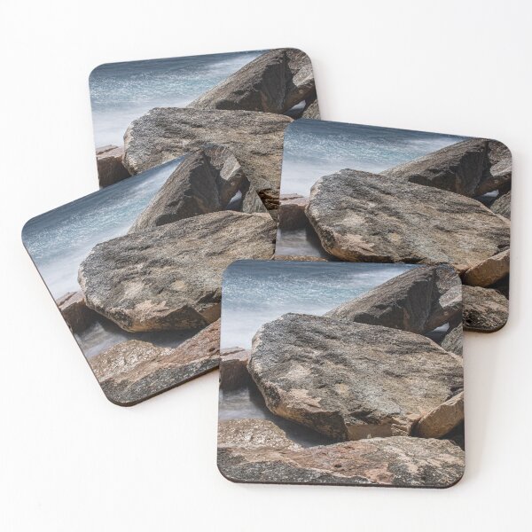 Item preview, Seascape in Malta – Tranquil Coastal Waters and Rocky Shoreline designed and sold by noport.