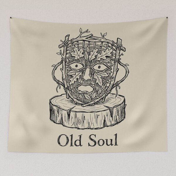 Item preview, Mask of Moss - Pagan Folk designed and sold by bapupa.