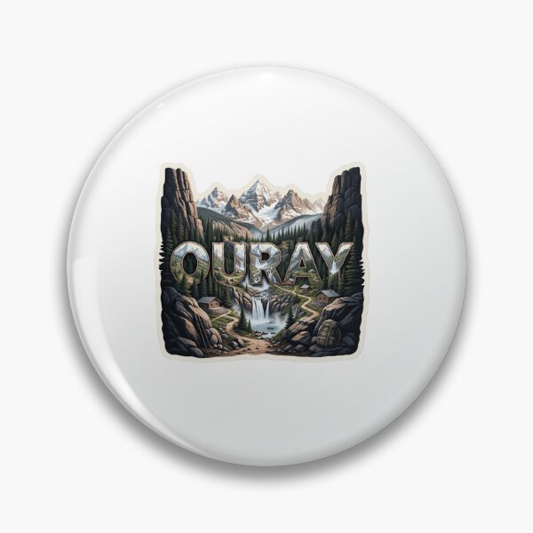 Item preview, Ouray Mountain Adventure Hiking Travel Sticker designed and sold by Imaginarium of Chaos falcon88 .