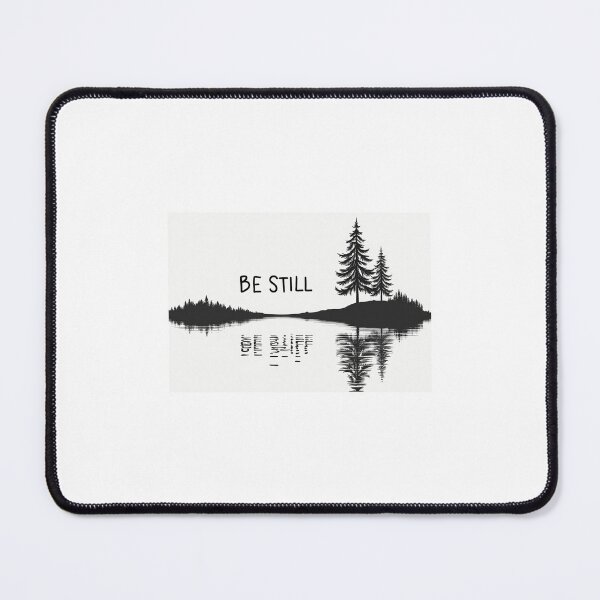 Item preview, Be Still – Minimalist Christian Nature Typography | Faith-Inspired Scripture Design designed and sold by Alpha-Hood.