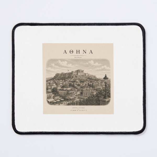 Item preview, Athens | Vintage Travel City Design designed and sold by Fm204.