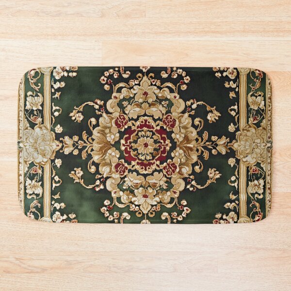 Item preview, Antique Green Chinese Royal Carpet designed and sold by GrinGalore.
