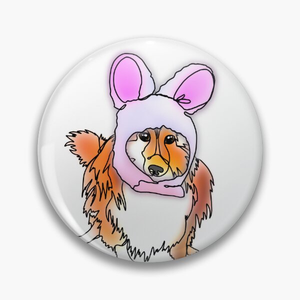Item preview, Josh the Sheltie in mouse ears – animalzinhats designed and sold by Ashley’sAnimalz.