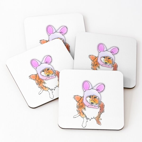 Item preview, Josh the Sheltie in mouse ears – animalzinhats designed and sold by Ashley’sAnimalz.