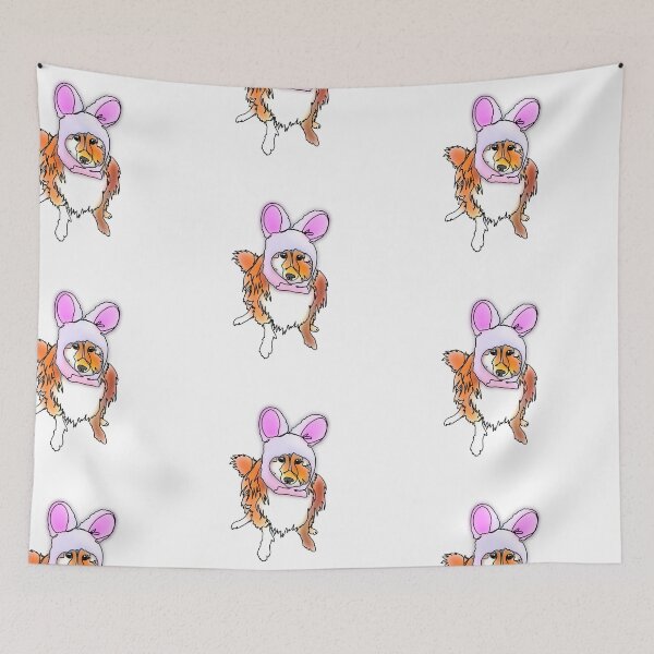 Item preview, Josh the Sheltie in mouse ears – animalzinhats designed and sold by Ashley’sAnimalz.