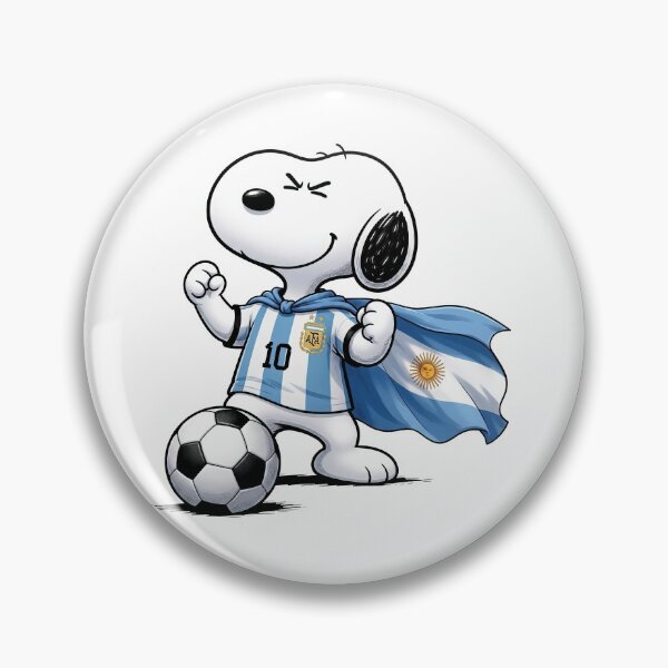 Item preview, Snoopy-Argentina-Fútbol designed and sold by Thudesign85.