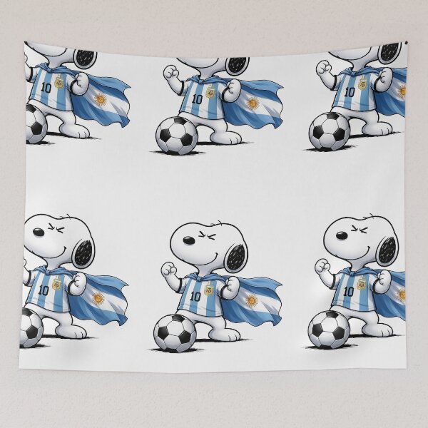 Item preview, Snoopy-Argentina-Soccer designed and sold by Thudesign85.