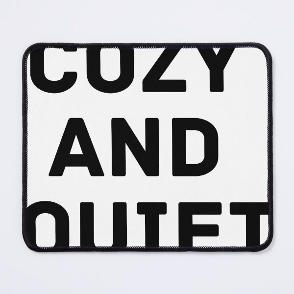 Item preview, Cozy And Quiet Aesthetic Homebody Bookworm Comfort Merch designed and sold by FarazDesign110.