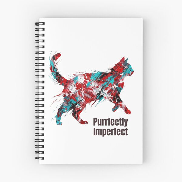 Item preview, Purrfectly Imperfect – Abstract Expressionist Cat designed and sold by RunningWhiskers.