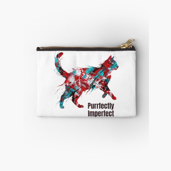 Item preview, Purrfectly Imperfect – Abstract Expressionist Cat designed and sold by RunningWhiskers.