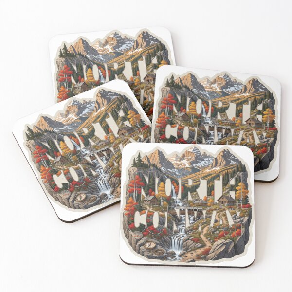 Item preview, North Conway White Mountains Hiking Travel Sticker designed and sold by Imaginarium of Chaos falcon88 .