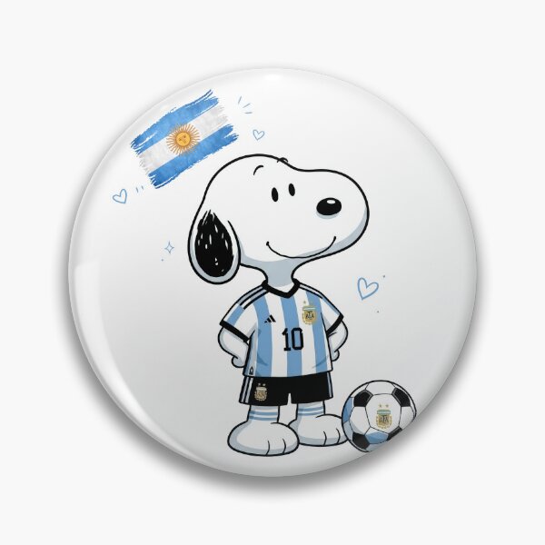 Item preview, Snoopy-Argentina-Fútbol designed and sold by Thudesign85.