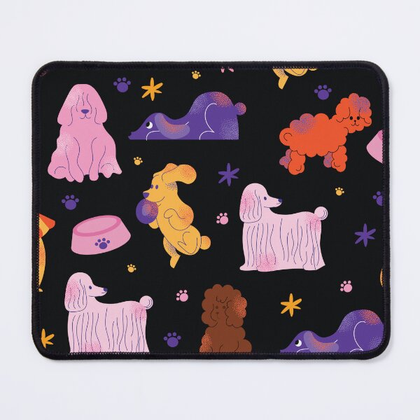 Item preview, Cute Colorful Dog Pattern | Playful Puppy Seamless Pet Design designed and sold by Purple Moon .
