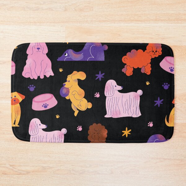 Item preview, Cute Colorful Dog Pattern | Playful Puppy Seamless Pet Design designed and sold by Purple Moon .