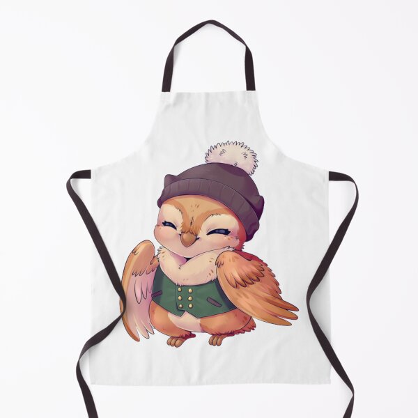 Item preview, A cute chibi owl wearing a cozy hat and vest. designed and sold by VioIneka.