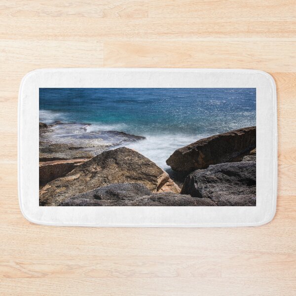 Item preview, Seascape in Malta – Tranquil Coastal Waters and Rocky Shoreline designed and sold by noport.