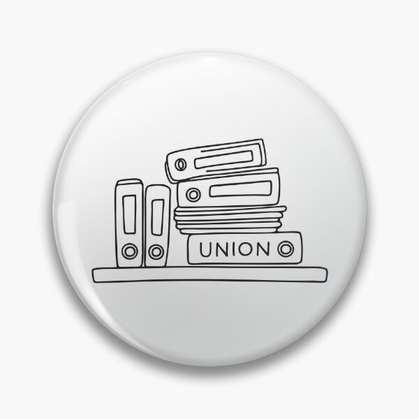 Item preview, Folders piled on a tabletop bearing the label union designed and sold by rasagamastore.