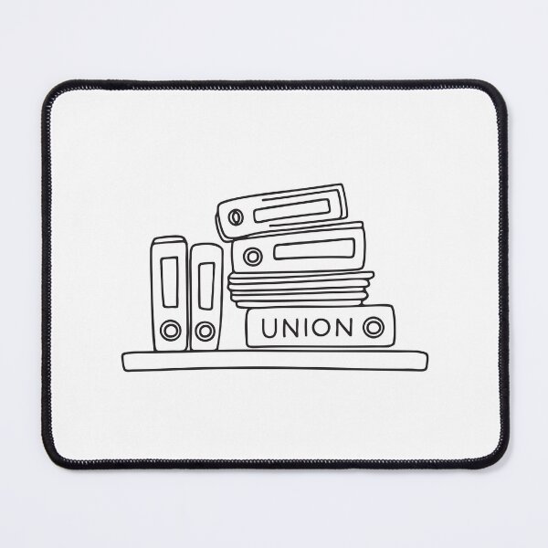 Item preview, Folders piled on a tabletop bearing the label union designed and sold by rasagamastore.