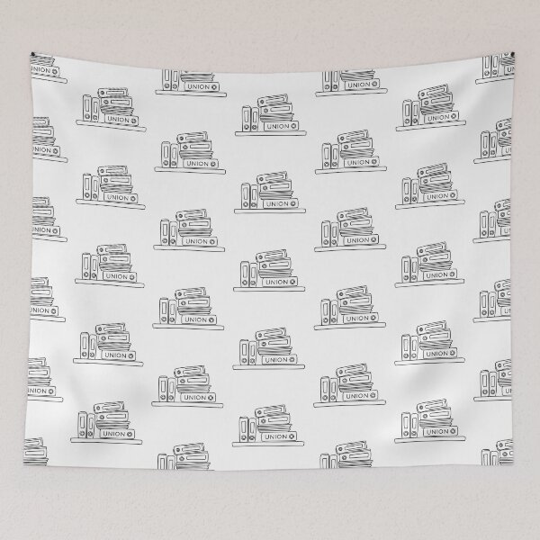 Item preview, Folders piled on a tabletop bearing the label union designed and sold by rasagamastore.