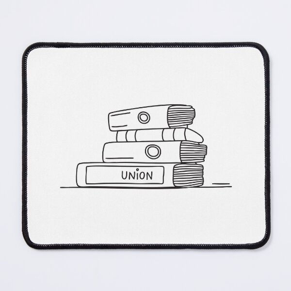 Item preview, A table holding stacked folders marked with "union" designed and sold by rasagamastore.