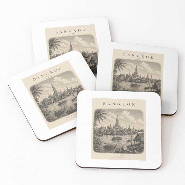 Item preview, Bangkok | Vintage Travel City Design designed and sold by Fm204.