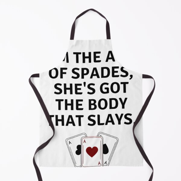 Item preview, Ace Of Spades She's Got The Body That Slays – Funny Playing Cards Couple Meme designed and sold by mentosdesigner.