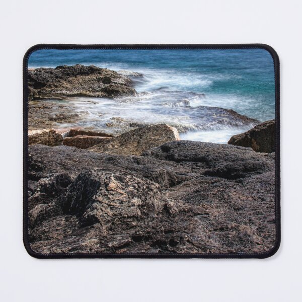Item preview, Seascape in Malta – Tranquil Coastal Waters and Rocky Shoreline designed and sold by noport.