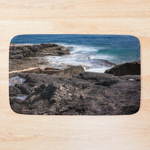 Item preview, Seascape in Malta – Tranquil Coastal Waters and Rocky Shoreline designed and sold by noport.