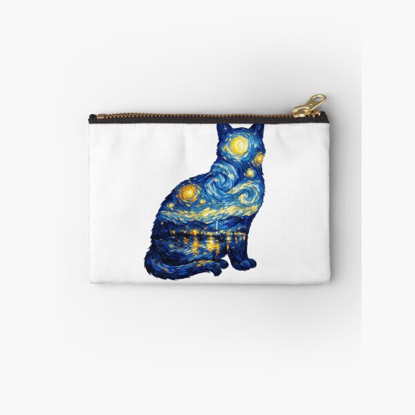 Item preview, Starry Night Cat designed and sold by RunningWhiskers.