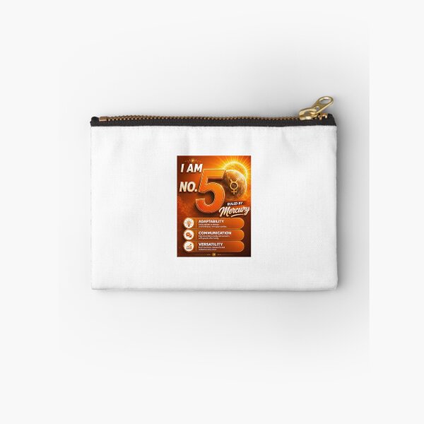 Item preview, I Am Number 5 Numerology Mercury Ruled Personality Art designed and sold by PrintableArt123.