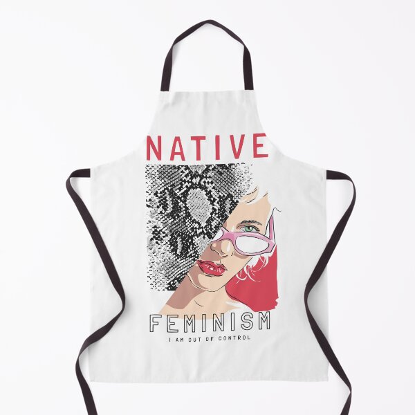 Item preview, Native Feminism Fashion Girl Illustration designed and sold by Rogue Heart Collective™.
