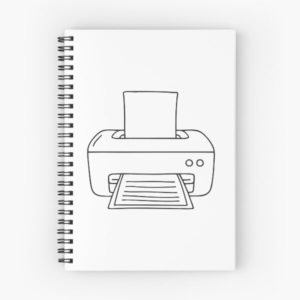 Item preview, A printer ejecting a sheet for job application designed and sold by rasagamastore.