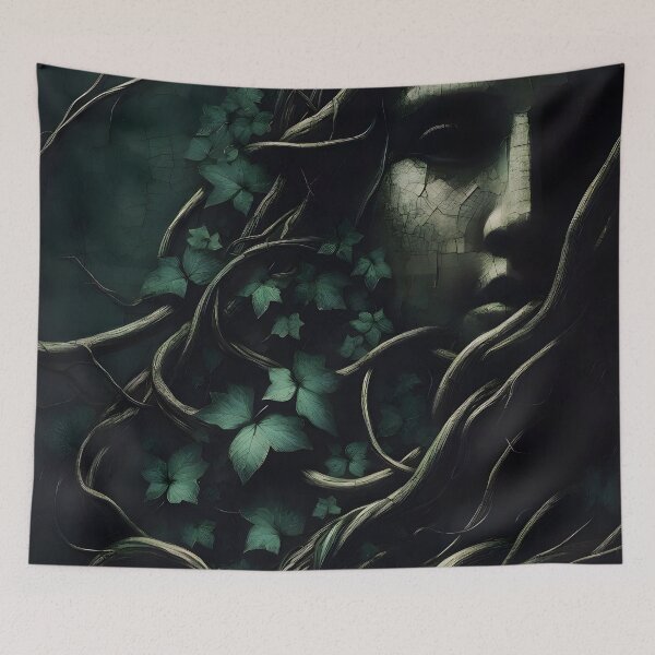 Item preview, The Toxic Embrace of Twilight Vines - Classic Art designed and sold by Dhenin Studio.