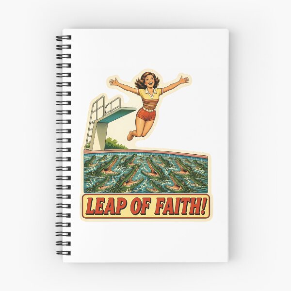 Item preview, Leap Of Faith Corporate Burnout Diver designed and sold by RareVisuals.