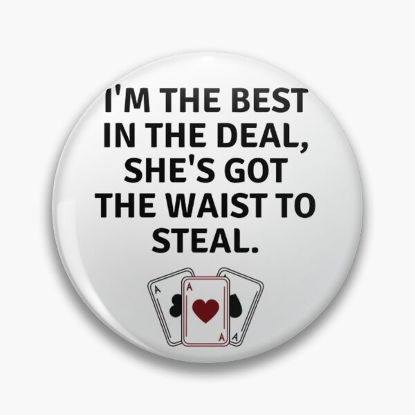 Item preview, Best In The Deal Waist To Steal – Funny Playing Cards Couple Meme designed and sold by mentosdesigner.