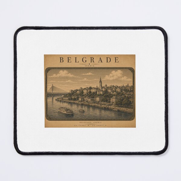 Item preview, Belgrade | Vintage Travel City Design designed and sold by Fm204.