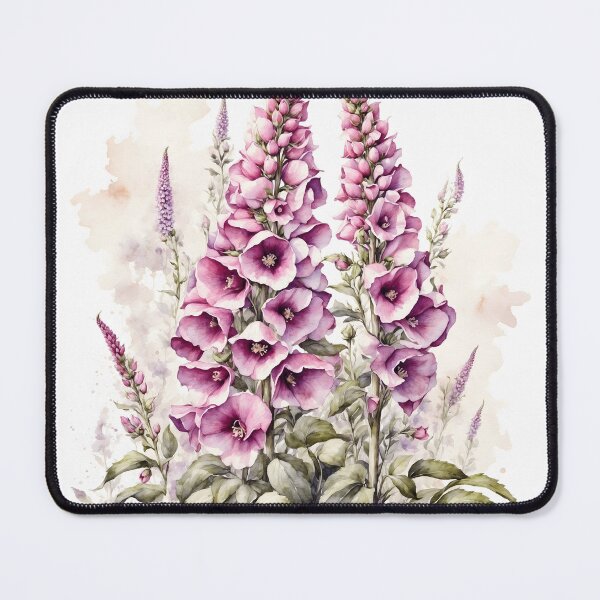 Item preview, Foxglove Flower Watercolor Painting designed and sold by RawNaturePrints.