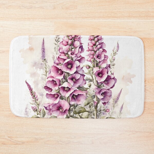 Item preview, Foxglove Flower Watercolor Painting designed and sold by RawNaturePrints.