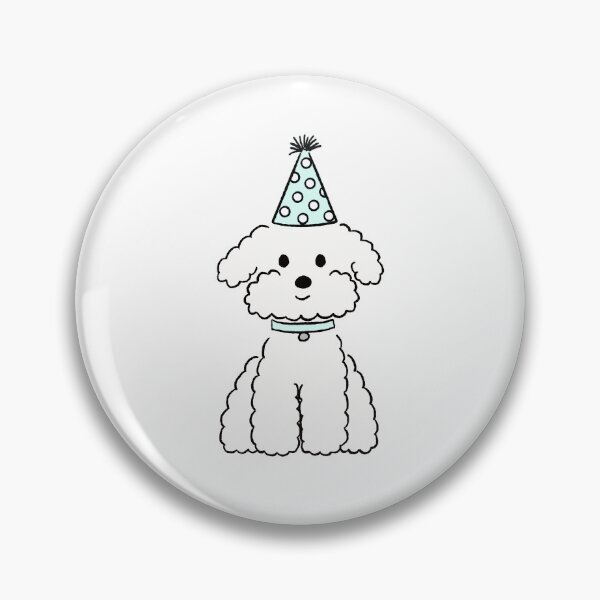 Item preview, Cute Poodle Birthday Dog | Minimal Party Puppy Illustration designed and sold by pinkstickstore.
