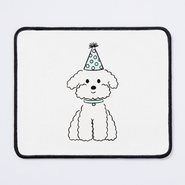 Item preview, Cute Poodle Birthday Dog | Minimal Party Puppy Illustration designed and sold by pinkystickstore.