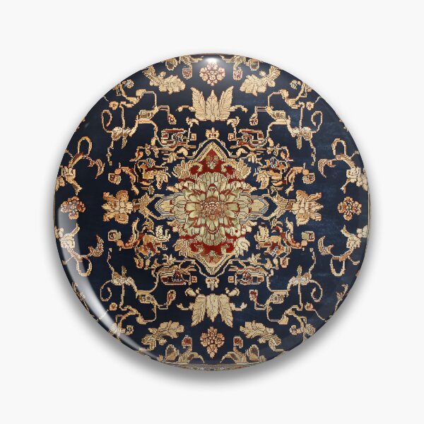 Item preview, Antique Red Blue Chinese Royal Carpet designed and sold by GrinGalore.