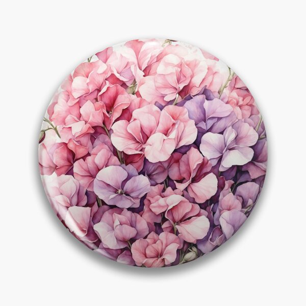 Item preview, Sweet Pea Flower Watercolor Painting designed and sold by RawNaturePrints.
