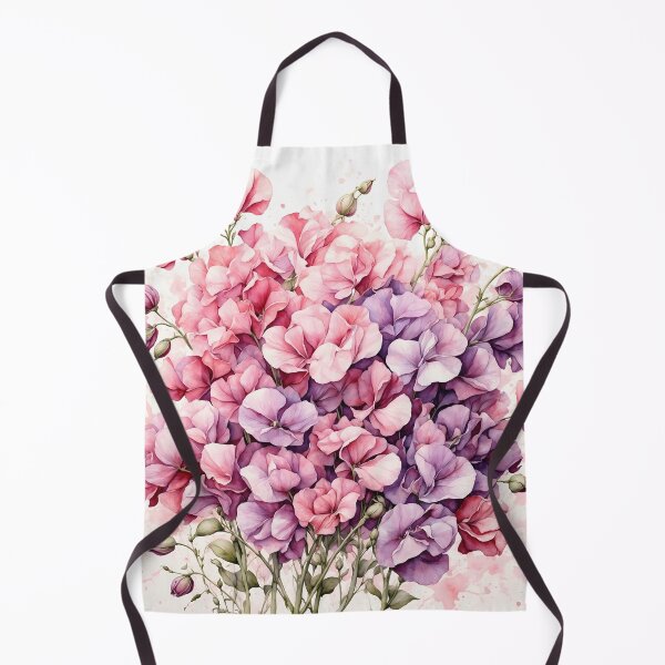 Item preview, Sweet Pea Flower Watercolor Painting designed and sold by RawNaturePrints.