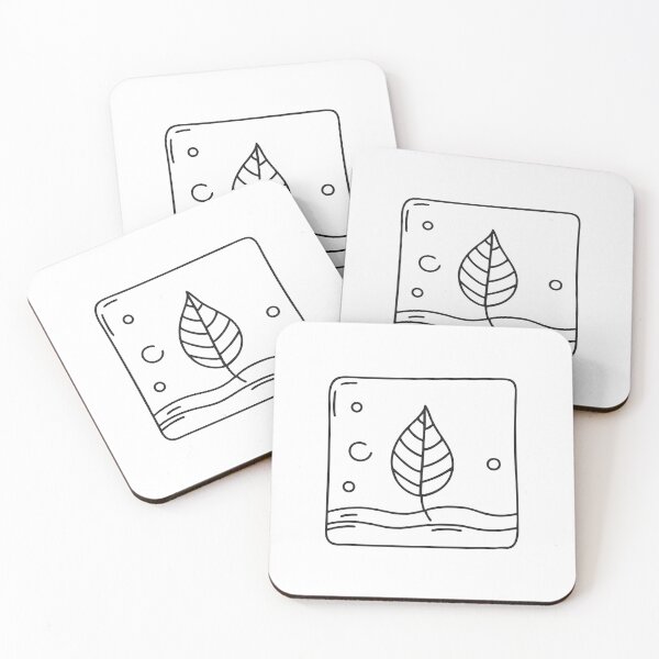 Item preview, A leaf pressed against the underwater pool wall designed and sold by rasagamastore.