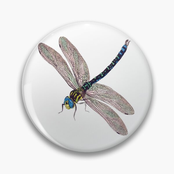 Item preview, Vintage Dragonfly Illustration with Blue and Green Details designed and sold by RGB-crayon.