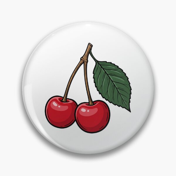 Item preview, Classic Retro Red Cherries Illustration designed and sold by seven things shop.