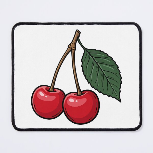 Item preview, Classic Retro Red Cherries Illustration designed and sold by seven things shop.